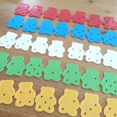 アンソニーペーター社　ThreadyBears くまの紐通し　知育玩具のサムネイル