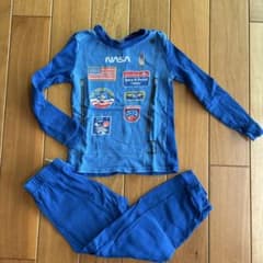 NASA キッズ パジャマ 上下セット 宇宙服デザイン　5Tのサムネイル