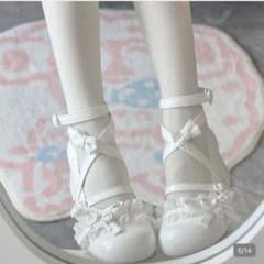 한정 세일 ☆ 라운드 투 로리타 리본 프린세스 스타일 펌프스