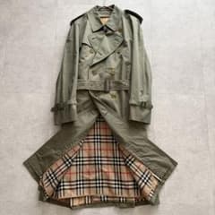バーバリー トレンチコート ノバチェック 玉虫色 ライナー 大きい