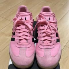 adidas Samba メッシ ピンクスニーカー よーいちさん専用 - メルカリ