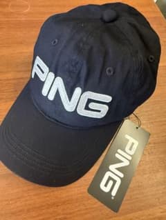 PING ネイビー キャップ フリーサイズのサムネイル