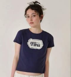 TINA：JOJUN 刺繍 コンパクトTシャツのサムネイル