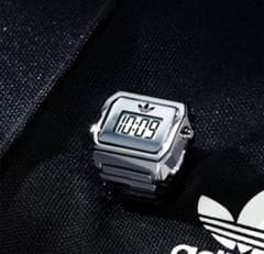 DIGITAL TWO RING AOST26037 シルバー adidas - メルカリ