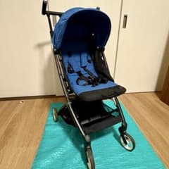 CYBEX リベル 限定ネイビーブルー 純正バッグ・レインカバー付 - メルカリ