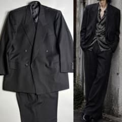 ゼニア Zegna ELECTA オーダー ダブル スーツ ブラック XL相当 ゼニア Zegna ELECTA オーダー ダブル スーツ ブラック XL相当 - メルカリ
