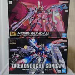 1/144ドレッドノートガンダム　イージスガンダム　まとめ売りのサムネイル