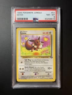 PSA8】 旧裏 イーブイ ポケモンジャングル 英語版 ポケモンカード