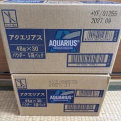 AQUARIUS 48g×30パウダー 5袋パック　2箱のサムネイル