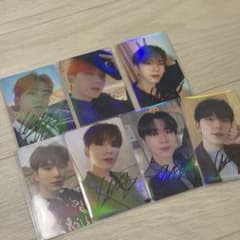monsta x キヒョン サイン会 サイントレカ 7枚セット monsta x キヒョン サイン会 参加者特典 サイントレカ 7枚セット