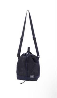 PORTER スクリーン ドローストリングバッグ ショルダー メッシュ 黒