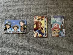 ONE PIECE 톱제 카드 3장 세트