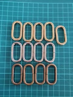 金具オーバルリング楕円カン 13個セットのサムネイル