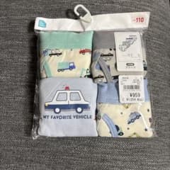 車デザイン ブリーフ 110サイズ 4枚セットのサムネイル