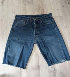 Levi's 501 66前期 色残り良好 ビンテージショーツ W33のサムネイル