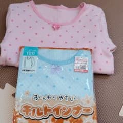 肌着 女の子 2枚組120cmのサムネイル