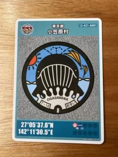 マンホールカード小笠原　初期ロット001のサムネイル