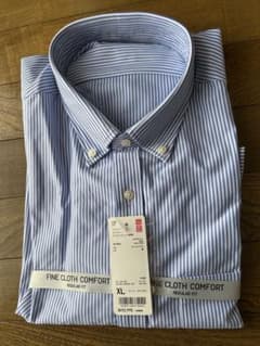 ☆新品未使用☆ UNIQLO ファインクロスコンフォートシャツ XLのサムネイル