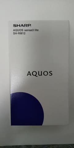 AQUOS sense3 lite ブラック SIMフリーのサムネイル