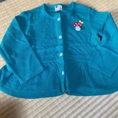 petit jam カーディガン 100cm ターコイズのサムネイル
