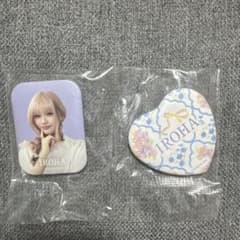 新品未使用品 ILLIT IROHA 缶バッジ 2点セット 一番くじのサムネイル