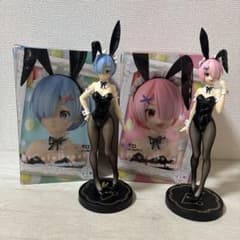 [중고] 리제로 BICute Bunnies 피규어 렘 램 2종 세트