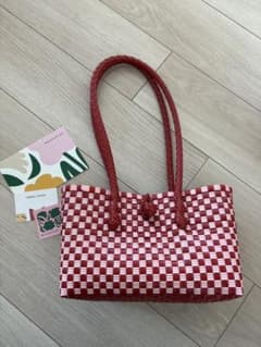 MEKEARISA Panini gingham Poppy - メルカリ