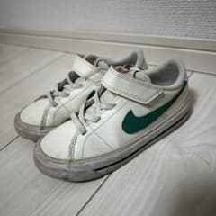 Nike キッズシューズ DA5282-108 ホワイト/グリーン　16cm