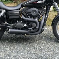 ハーレー　ダイナ　ダンモトマフラー　送料込みにしましたのサムネイル