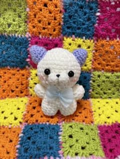 お耳が可愛いねこさん♡あみぐるみのサムネイル