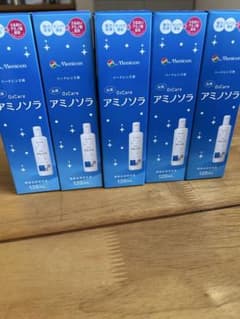 Menicon アミノソラ 120ml 5本セット　未使用品のサムネイル