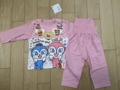アンパンマン パジャマセット 90cm ピンク 腹巻きのサムネイル