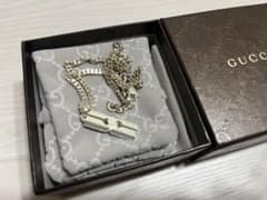 GUCCI シルバー チェーンネックレス ボックス付き 離島の方拒否 - メルカリ