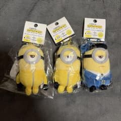 [미개봉] 미니언 봉제인형 3체 세트