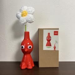 任天堂 ピクミン 花瓶 赤 おまけ付き - メルカリ