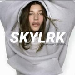 新品SKYLRK HOODIE ヘイリーグレー　Lサイズ