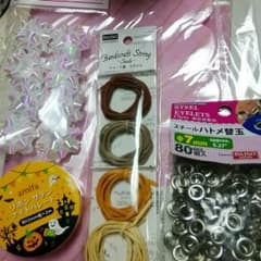 雑貨、リボン、手芸ひも、ラッピング袋、ギフトシール、ハトメ替え玉のサムネイル