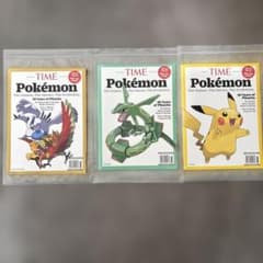 ​TIME ポケモン 30周年 特別号 ピカチュウ＆ルギア&レックウザ表紙 TIME ポケモン 30周年 特別号 ピカチュウ＆ルギア&レックウザ表紙