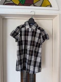 BURBERRY BLUE LABEL 半袖シャツネル チェック柄
