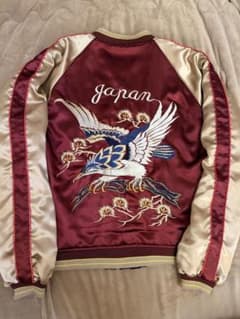 美品 2面用 90s vintage 鷲龍 東洋 日本限定 スカジャン サテン