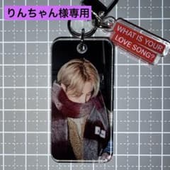 りんちゃん　BTS ジミン　アクリルキーリング りんちゃん様専用 BTS ジミン アクリルキーリング - メルカリ