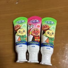 アンパンマン　ライオン こどもハミガキ 3本セットのサムネイル