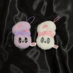 エスターバニー　ミニフェイスマスコット 2個セット
