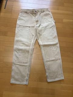 き*み様 Carhartt ベージュ ダブルニー　アメリカ製 き*み様 Carhartt ベージュ ダブルニー アメリカ製 - メルカリ