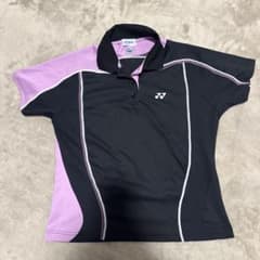 YONEX ポロシャツ 黒/紫【レディース】のサムネイル