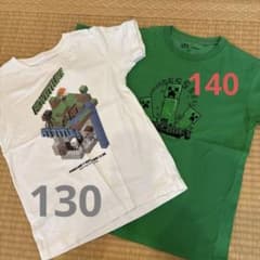 UNIQLO UT Minecraft Tシャツ 2枚セット　130&140のサムネイル