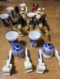 スター・ウォーズ フィギュア カップ KFC セットのサムネイル