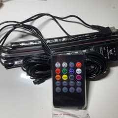 ledテープ  USB式 後部座席2.4Mのサムネイル