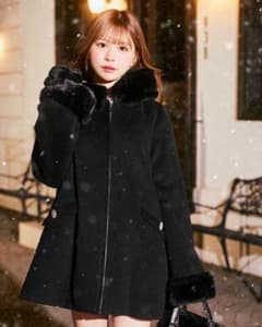 ミシェルマカロン　美シルエットAラインコート 新品未使用 ミシェルマカロン 美シルエットAラインコート XS