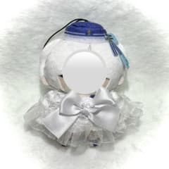 2way ポンチョ　ぬい服　ドレス　白のサムネイル